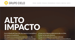 Desktop Screenshot of grupocielo.com