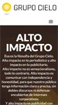 Mobile Screenshot of grupocielo.com